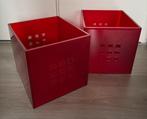 2x Ikea Lekman - Kallax Bak/Box - Rood, Ophalen, Gebruikt