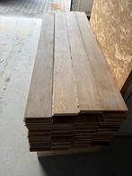 Prachtige eiken vloer lamel parket vloer +/-30m2, Zo goed als nieuw, 10 m² of meer, 10 tot 30 cm, Hout