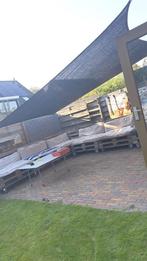 7 Palletbanken incl. kussens - Weg wegens verhuizing!, Tuin en Terras, Ophalen, Gebruikt, Meer dan 8 zitplaatsen, Loungeset