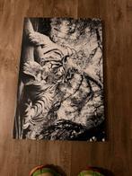 Schilderij Tijger met groene ogen 90x60, Ophalen