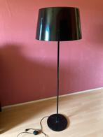 2 zwartgelakte vloerschemerlamoen, Huis en Inrichting, Lampen | Vloerlampen, Ophalen, Gebruikt, Metaal, Modern