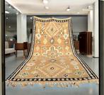 Groot vintage berber vloerkleed, marokkaans tapijt 400x207cm, Ophalen of Verzenden, Zo goed als nieuw, Rechthoekig, 200 cm of meer