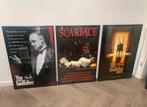 Godfather scarface al pacino posters in lijst 60 x 90 cm, Ophalen of Verzenden, Zo goed als nieuw, Schilderij, Minder dan 50 cm
