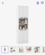 Witte Keukenkast - 190cm Hoog - Nieuw!, Huis en Inrichting, Kasten | Kledingkasten, Kunststof, Zo goed als nieuw, Met lade(s)