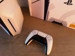 PlayStation 5 SLIM Disc 1TB 8K + 1 Controller + 8 Spellen, Ophalen of Verzenden, Zo goed als nieuw, Playstation 5