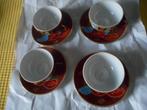 Nakasima kop en schotel X 4, Antiek en Kunst, Antiek | Servies los, Ophalen of Verzenden