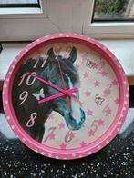Wandklok paard. Werkt goed., Ophalen of Verzenden, Zo goed als nieuw, Klok