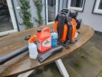 Bladblazer vrijwel niet gebruikt met diverse extra's, Tuin en Terras, Bladblazers, Ophalen, Benzine, Ruggedragen, Zo goed als nieuw