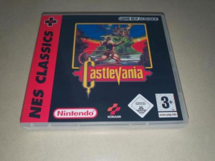 Castlevania NES Classics Game Boy Advance GBA Game Case, Spelcomputers en Games, Games | Nintendo Game Boy, Zo goed als nieuw