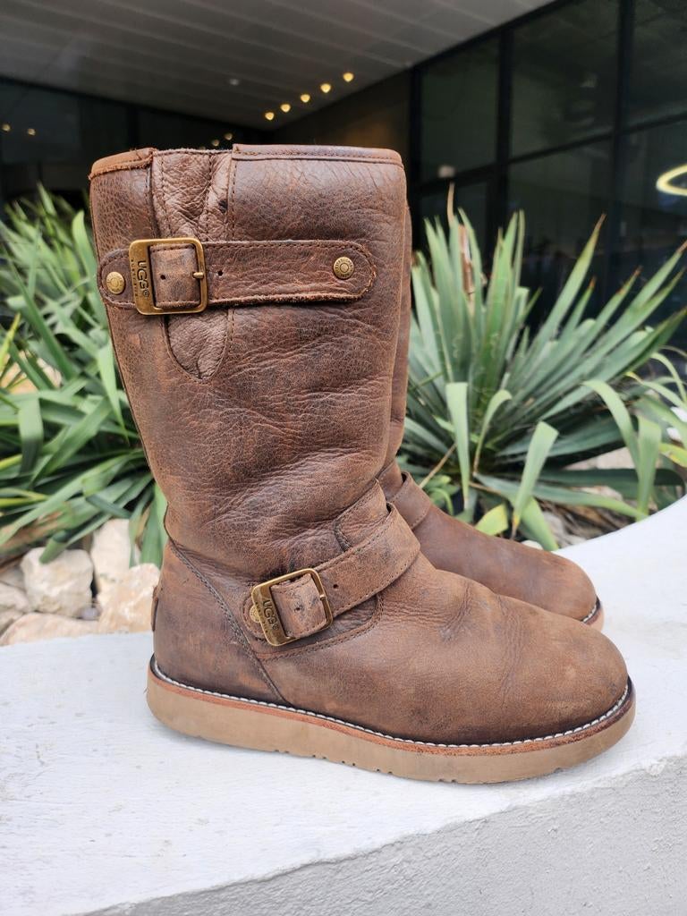 Warme UGGs maat 37,5, Kleding | Dames, Schoenen, Ophalen of Verzenden, Gedragen, Bruin, Hoge laarzen