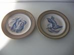 2 x NV de Sphinx Maastricht plateel keramiek borden jr.1931., Antiek en Kunst, Ophalen of Verzenden