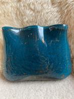 Prachtige vaas “toermalijn”, Blauw, Ophalen of Verzenden, Minder dan 50 cm, Glas