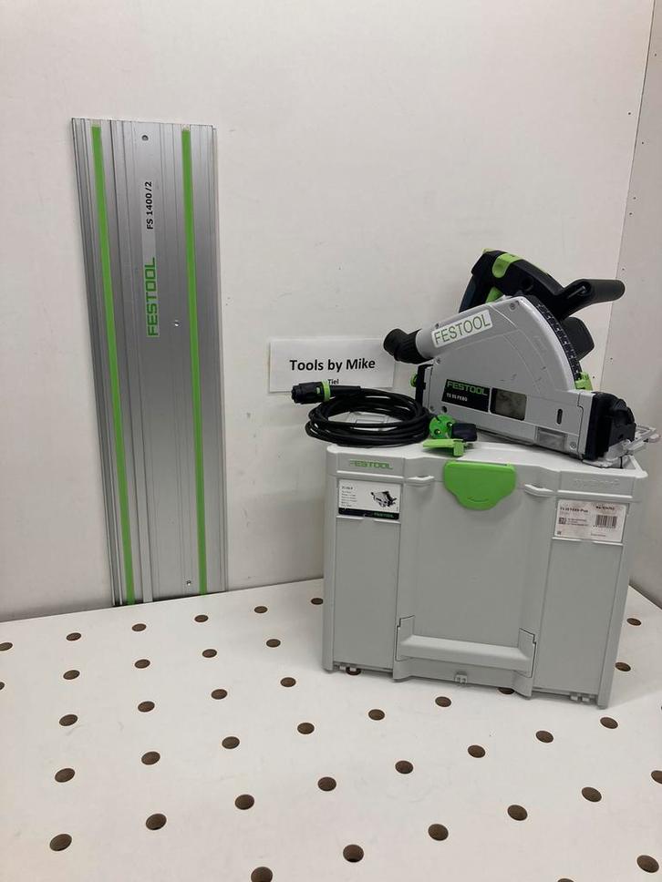 Festool ts55f invalzaag set, Doe-het-zelf en Verbouw, Gereedschap | Zaagmachines, Gebruikt, Invalzaag, 1200 watt of meer, 30 tot 70 mm