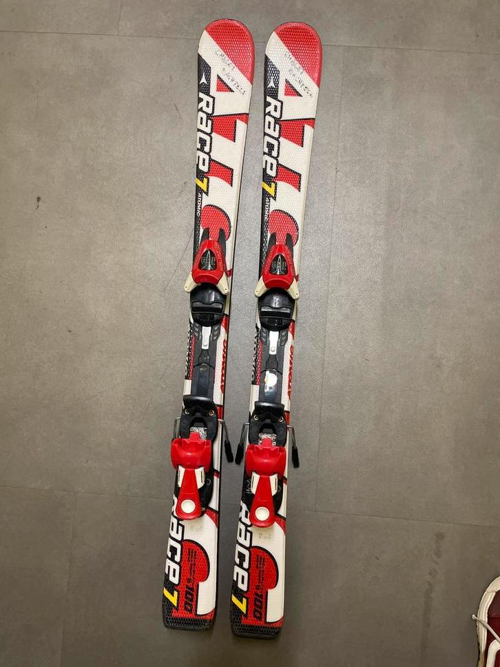 Atomic Race 7 Ski's 100cm incl.boots, Sport en Fitness, Skiën en Langlaufen, Gebruikt, Ski's, Skiën, Atomic, Carve, 100 tot 140 cm