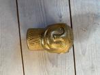 Kaarsenstandaard / kandelaar gouden aap, Minder dan 25 cm, Ophalen of Verzenden, Metaal