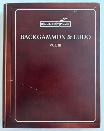 Backgammon & Ludo (Houten boek) Gallery play ZGAN beschikbaar voor biedingen