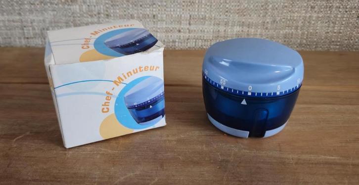 Tupperware Kookwekker Turbochef Blauw, Huis en Inrichting, Keuken | Tupperware, Zo goed als nieuw, Overige typen, Blauw, Wit, Ophalen of Verzenden