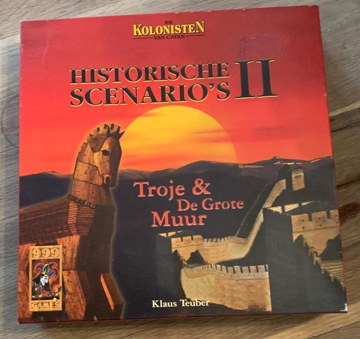 de Kolonisten van Catan historiche scenario's 2, Hobby en Vrije tijd, Gezelschapsspellen | Bordspellen, Zo goed als nieuw, Drie of vier spelers