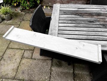 Steigerhout plank met opstaande randen 109x19x3cm beschikbaar voor biedingen