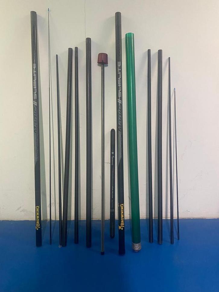 Browning Black Magic Slimlite 12,5 mtr set, Watersport en Boten, Hengelsport | Witvissen, Gebruikt, Vaste hengel, Ophalen