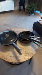 Pannenset, Ophalen of Verzenden, Gebruikt, Rvs, Pannenset