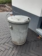 Zinken vuilnisemmers (Venlo en Rotterdam), Tuin en Terras, Bloembakken en Plantenbakken, Ophalen, Gebruikt, Minder dan 60 cm, Rond