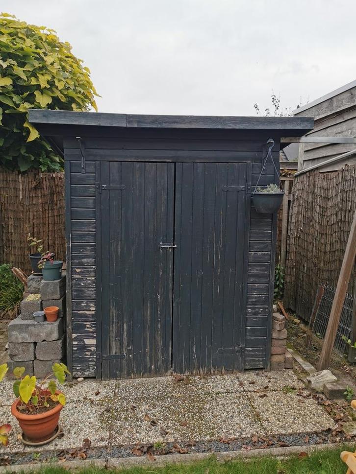 Gratis tuinhuis, Tuin en Terras, Tuinhuizen, Gebruikt, Tuinhuis, Hout, Minder dan 250 cm, Minder dan 200 cm, Zonder ramen, Ophalen
