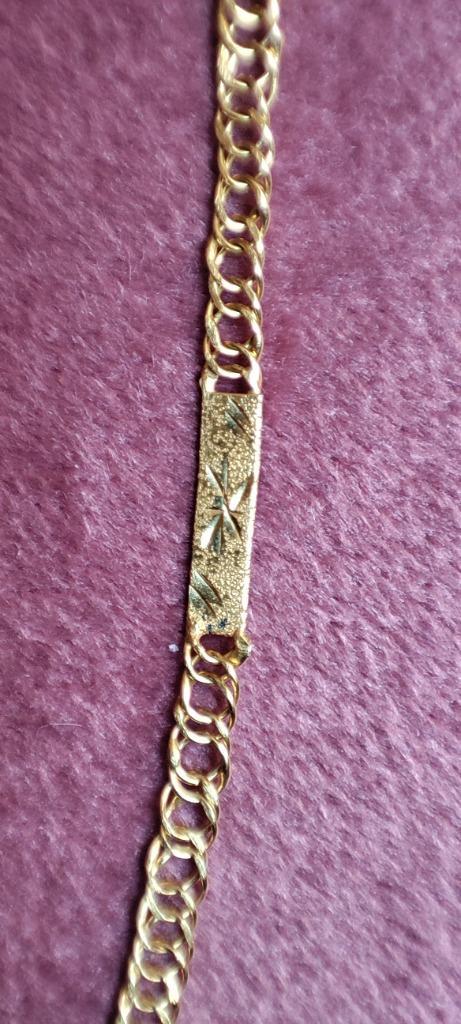 Gouden ketting 18 karaat, Sieraden, Tassen en Uiterlijk, Kettingen, Zo goed als nieuw, Goud, Goud, Ophalen