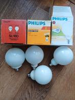 4x Philips 120 globe spaarlamp E27 fitting, Ophalen of Verzenden, Nieuw, E27 (groot), Spaarlamp