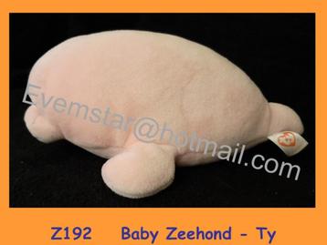 Z192 Ty baby zeehond Doodles roze 17cm beschikbaar voor biedingen