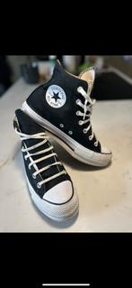 Converse All Star Platform Zwart Maat 40, Kleding | Dames, Schoenen, Ophalen of Verzenden, Zo goed als nieuw, Zwart, Sneakers of Gympen