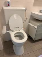 Etac Supporter Toiletzitting met Armsteunen  60x41,5 cm Wit, Ophalen, Zo goed als nieuw