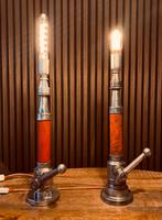 Brandweerspuit-lamp ! Industriële look., Ophalen, Gebruikt, Metaal, 50 tot 75 cm