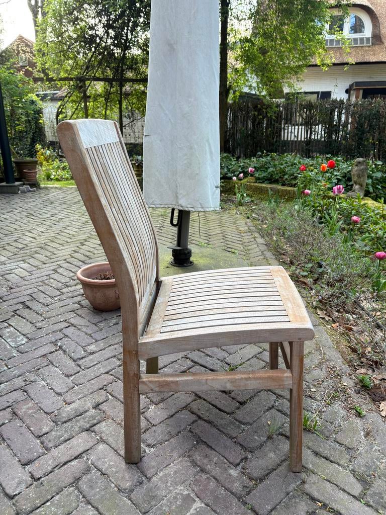4 Armijn teak tuinstoelen, Ophalen, Gebruikt, Teakhout