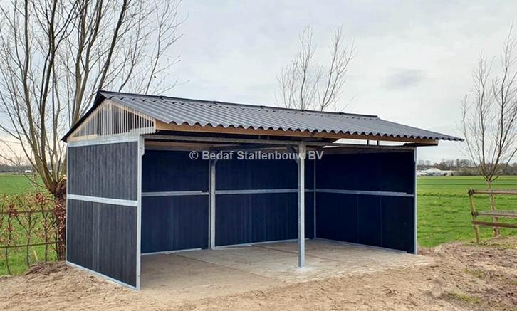 aanbieding schuilstal paarden, Dieren en Toebehoren, Stalling en Weidegang, Stalling