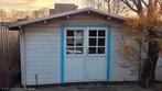 Blokhut 4x3m met 4,5cm wanddikte - Ideaal voor tuin, Tuin en Terras, Tuinhuizen, Ophalen, 250 tot 500 cm, Blokhut, 2 ramen
