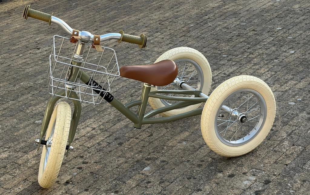 Veloretti loopfiets groen, Ophalen of Verzenden, Zo goed als nieuw, Minder dan 16 inch, Zijwieltjes