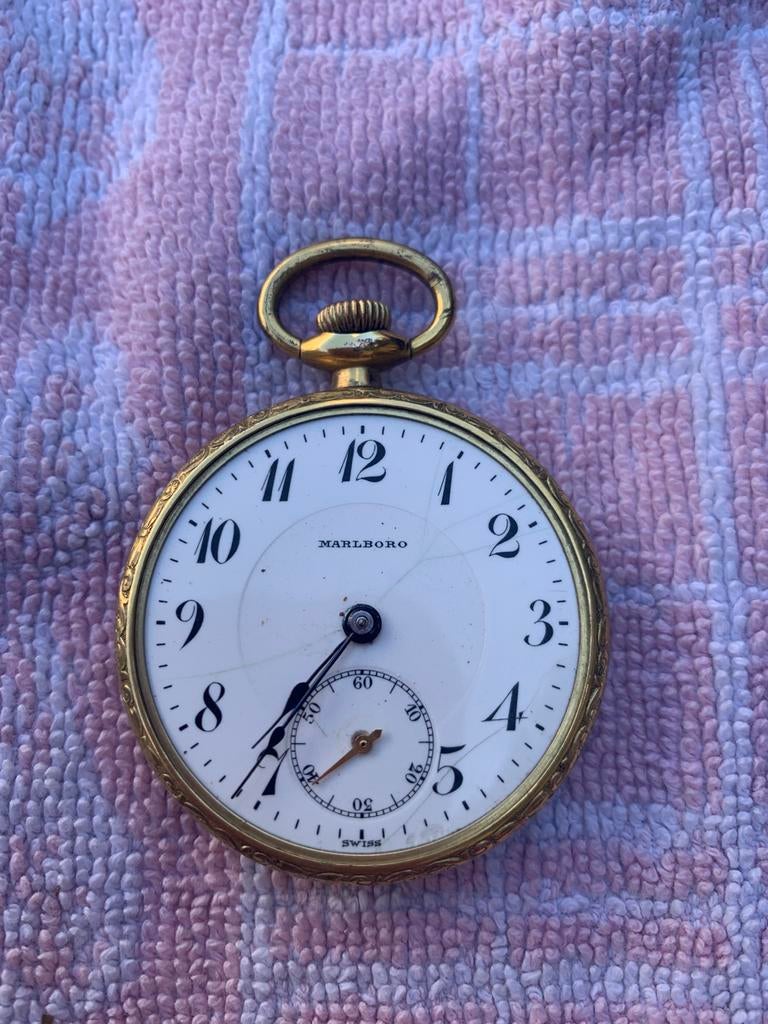 Antiek Zakhorloge, Ophalen of Verzenden, Staal, Overige merken