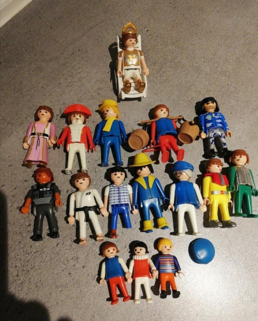 Collectie playmobil poppetjes, coaching /familie opstelling, Ophalen of Verzenden, Zo goed als nieuw, Los playmobil