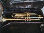 Getzen trompet met koffer, Ophalen of Verzenden, Gebruikt, Bes-trompet, Met koffer