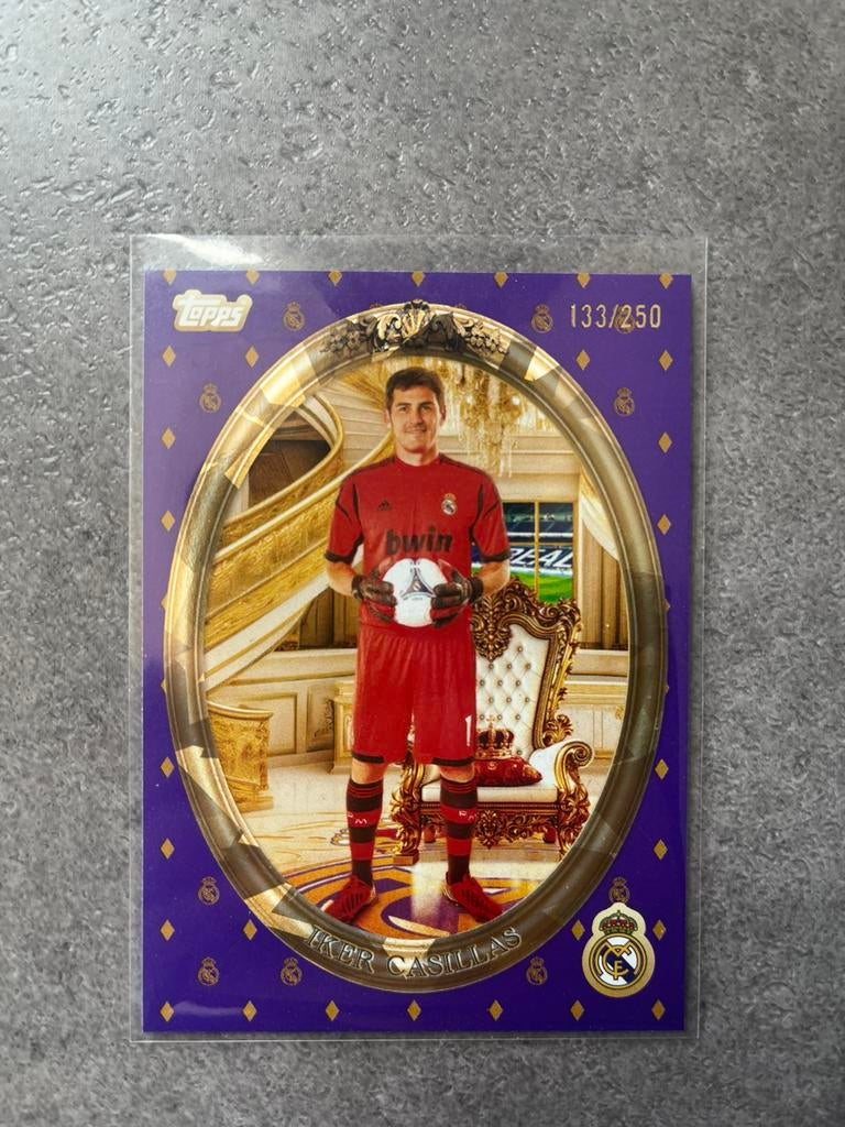 Topps Real Madrid Team Set 2025/26 Iker Casillas /250, Verzenden, Nieuw, Plaatje