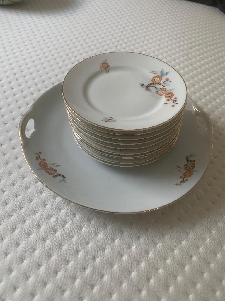 Vintage gebakstel 11 delig, Ophalen