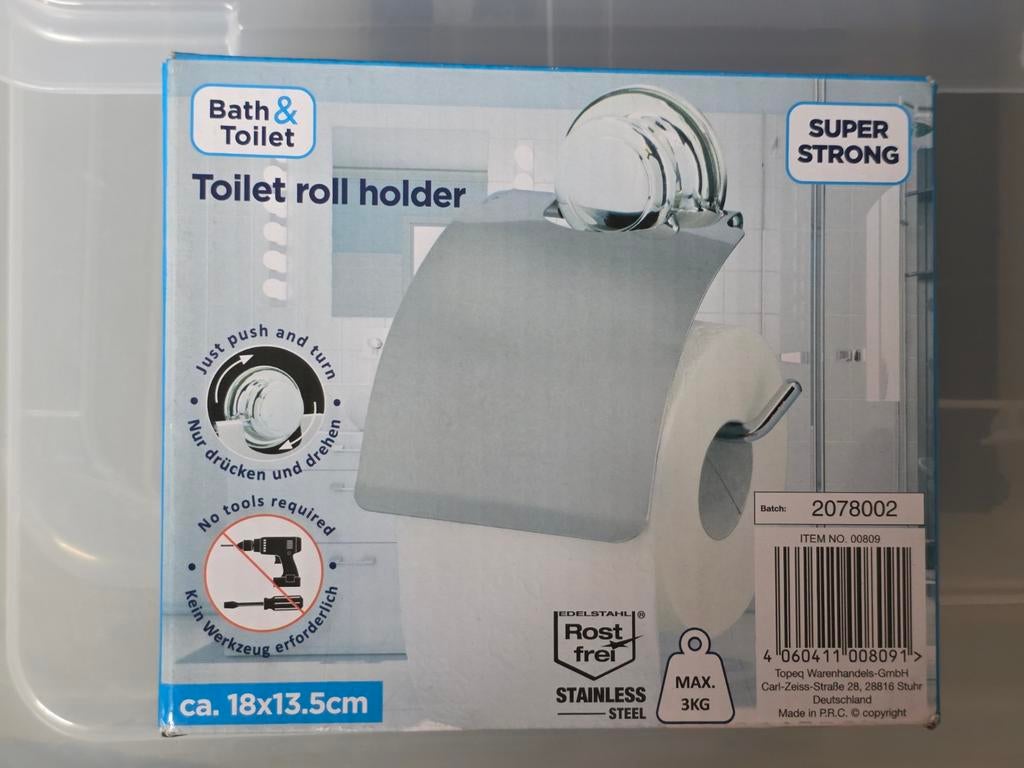 Toiletrolhouder, Ophalen of Verzenden, Nieuw