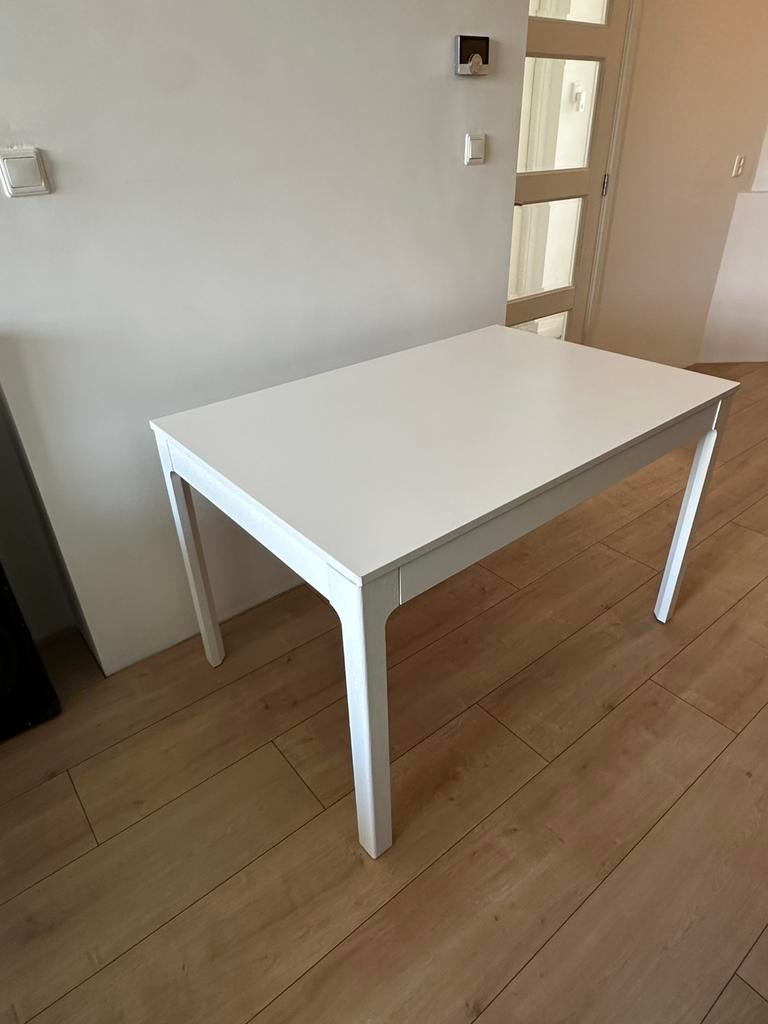 IKEA EKEDALEN eettafel wit in nette staat, Ophalen, Zo goed als nieuw, 75 cm of meer, 60 cm of meer