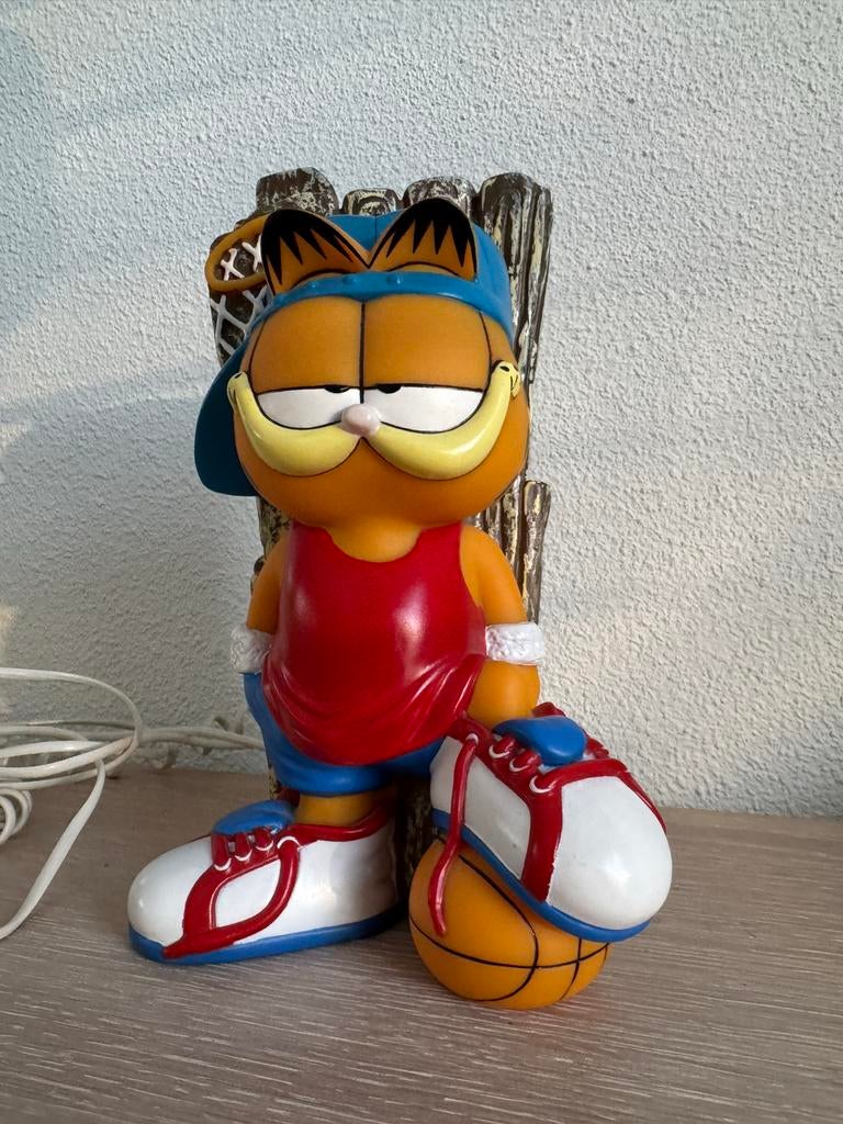 Vintage Garfield Telefoon - Basketbal (werkend), Ophalen, Gebruikt