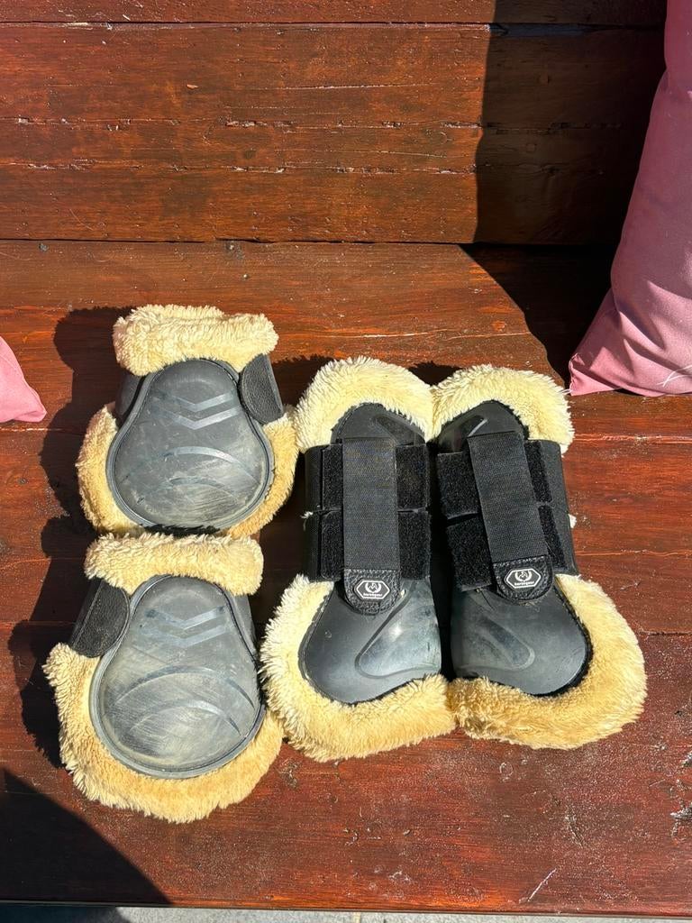 Peesbeschermers Horsegear zwart Full, Ophalen of Verzenden, Gebruikt, Rijden