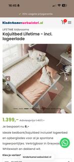 Kajuitbed met logeerbed en opberglade, Ophalen, Gebruikt, 90 cm, Eenpersoons