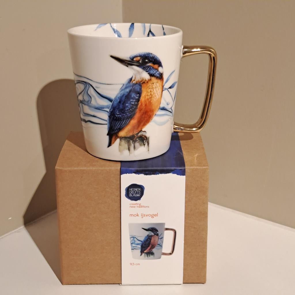 Mok Heinen Delfts Blauw Gouden oor, Nieuw, Ophalen of Verzenden, Overige stijlen, Kop(pen) en/of Schotel(s)