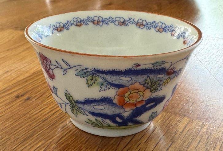 Antieke Chinese porseleinen kommetje 6,5 cm doorsnede, Antiek en Kunst, Ophalen of Verzenden
