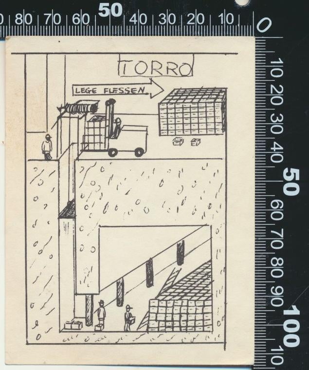 Sticker: Torro - Lege flessen, Verzamelen, Ophalen of Verzenden, Zo goed als nieuw, Bedrijf of Vereniging